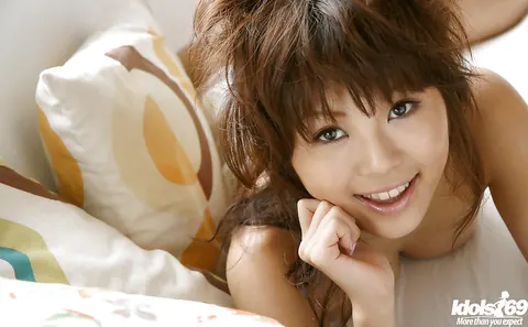 Azumi Harusaki: Petite Japanese Brunette Uncovers Her Big Natural Tits – photo 13 of 15