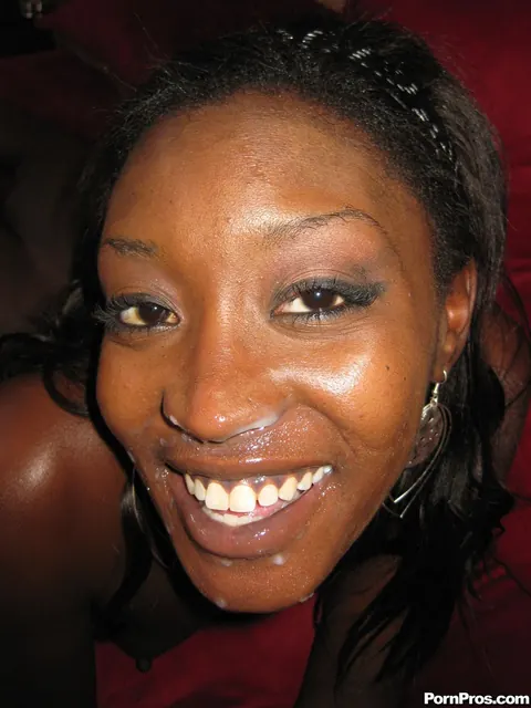 Delotta Brown: Busty Ebony MILF Rides BBC and Takes a Facial in a Threesome – photo 19 of 21