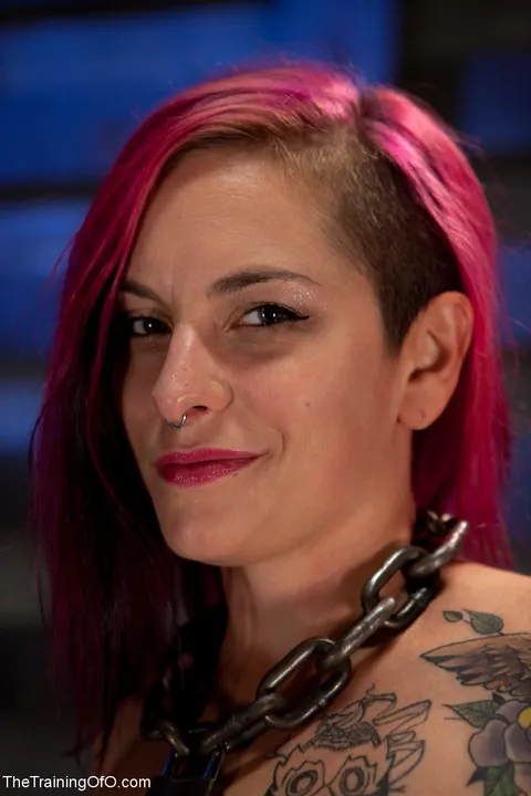 Akira Raine & Odile: Busty Latina Redhead in Bondage Plays with Dildos – photo 6 of 21