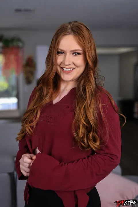 Redhead with Big Tits Rides BBC Cowgirl and Spreads – photo 1 of 21