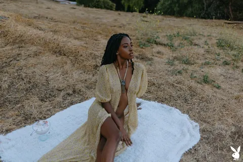 Ebony Beauty Strips Nude and Shows Off Her Flawless Figure – photo 14 of 20