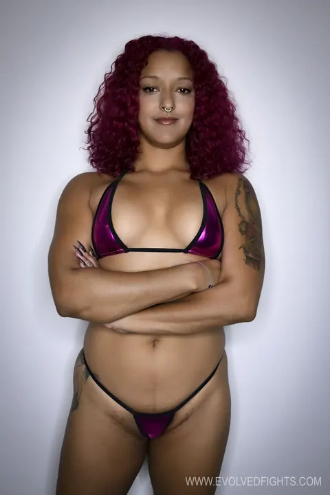 Daisy Ducati: Tall Ebony Redhead in a Bikini Dominates and Spreads During Wrestling – photo 4 of 21