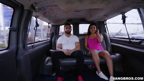 Gabby Martinez: Slim Latina Brunette Sucks and Fucks in a Car – photo 2 of 21