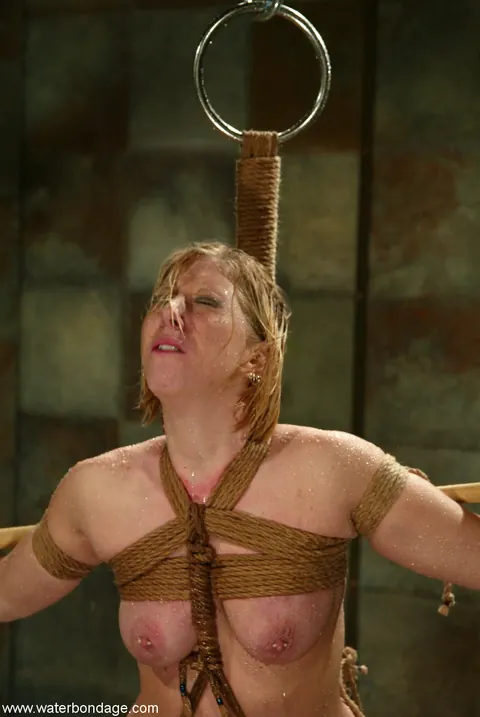 Crystal Frost: Brunette with Big Natural Tits Submits to Bondage – photo 6 of 21