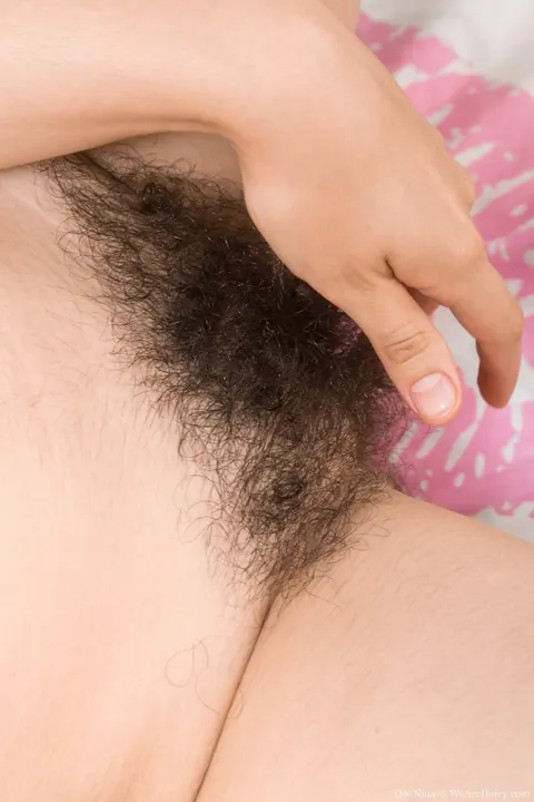 Ole Nina: Thick Hairy Brunette Pulls Panties Aside to Finger and Masturbate – photo 9 of 21