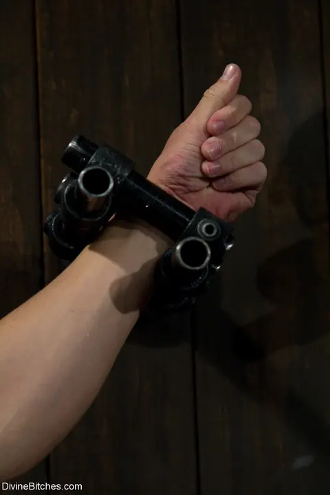 Aiden Starr: Tall Curly Blonde MILFs in Heels Submit to Dungeon Bondage – photo 10 of 21