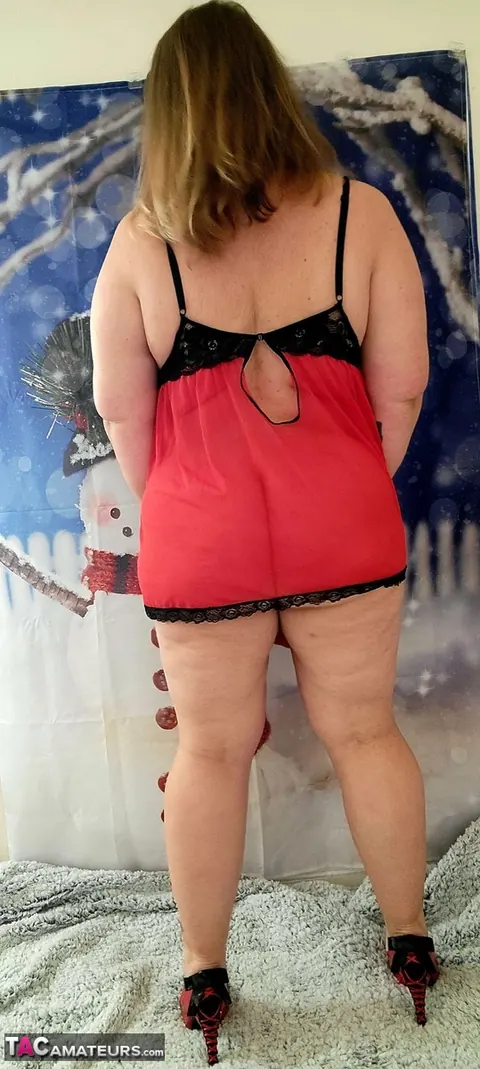 Busty Kris Ann: Busty Blonde PAWG in Heels Fingers Her Pussy – photo 3 of 16