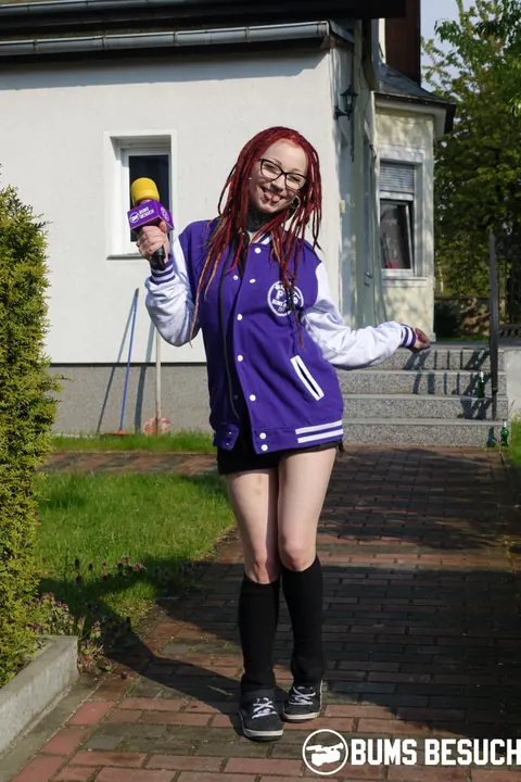 Jezzicat: German Redhead in Glasses Has Sex in the Bathroom – photo 12 of 17