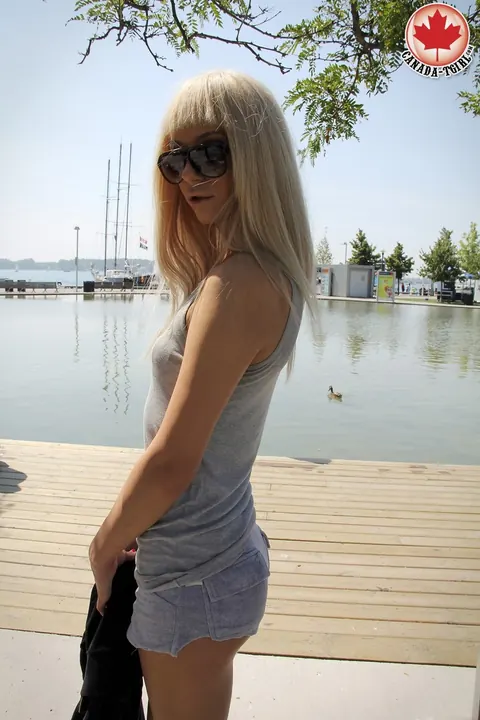Slim Trans Woman Undresses to Show Her Tits and Cock – photo 2 of 15
