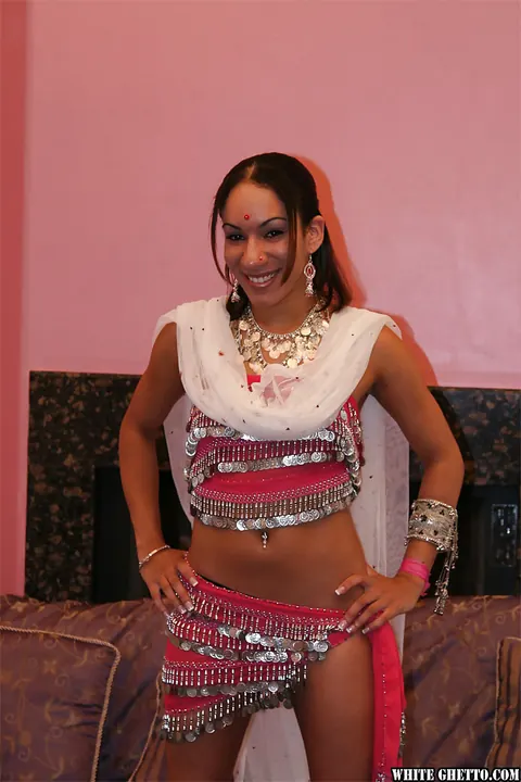 Ninety Nine: Thick Indian Brunette Strips Off Her Panties in High Heels – photo 1 of 16