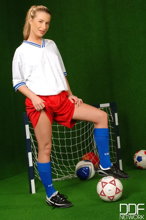 Lepidoptera: Hungarian Lesbians in Soccer Uniforms Use a Dildo Outdoors – photo 1 of 21