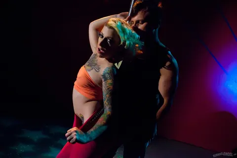Miss Genocide: Brunette in Yoga Pants Strips for Anal Sex – photo 2 of 17