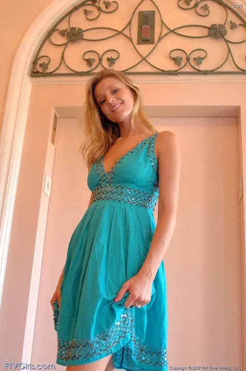 Carli Banks: Slim Blonde PAWG in Glasses Spreads Outdoors in a Dress – photo 19 of 20