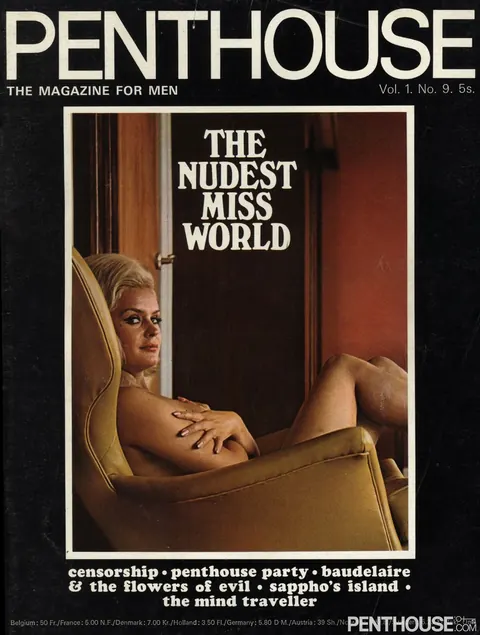 Busty Vintage Model Strips and Poses Topless – photo 4 of 21