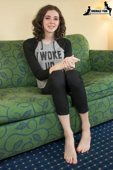 Trans Woman Shows Off Her Feet and Cock – photo 3 of 15