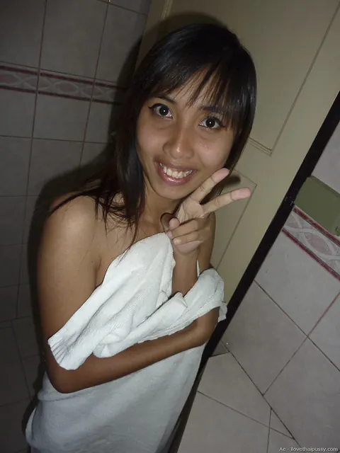 Skinny Asian Woman Strokes Cock – photo 10 of 14