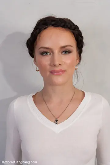 Brunette with Small Natural Tits Undresses and Spreads in a Chair