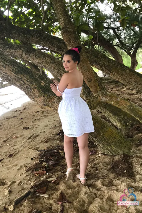 Gia Paige: Petite Slim Brunette in a Bikini Flaunts Her Big Ass Outdoors – photo 14 of 20