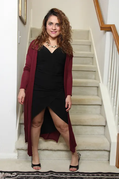 Drew Jones: Petite Spanish MILF Opens Wide on the Stairs – photo 1 of 21
