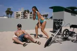 Carmella Bing: Tall Brunette MILF with Big Tits Has Sex on the Beach – photo 11 of 17