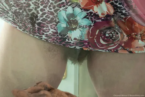 Chrystal Mirror: Redhead PAWG Dildos Her Hairy Pussy and Spreads Wide – photo 6 of 16