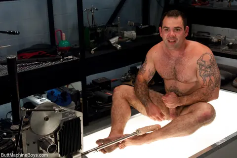 Guy Bends Over and Takes a Dildo Toy Inside – photo 21 of 21