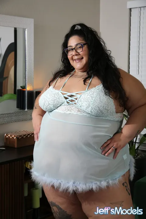 Crystal Blue: Ebony BBW with Big Tits Fucks Her Neighbor – photo 9 of 21