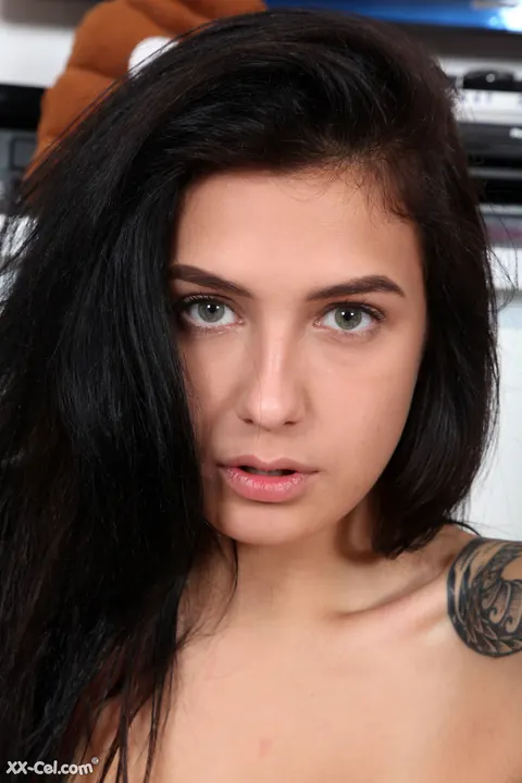 Evgenia Talanina: Brunette with Big Natural Tits and Tattoo Reveals All in Panties – photo 2 of 20