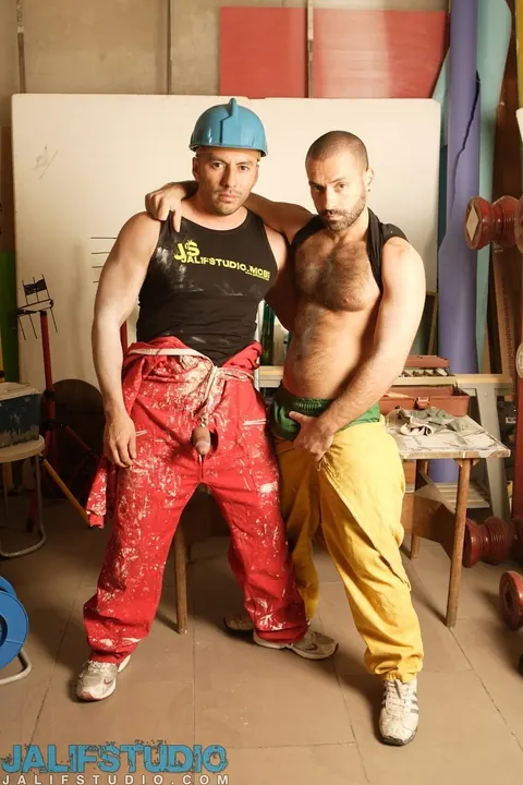 Hairy Men Fuck and Rim in a Threesome – photo 4 of 21