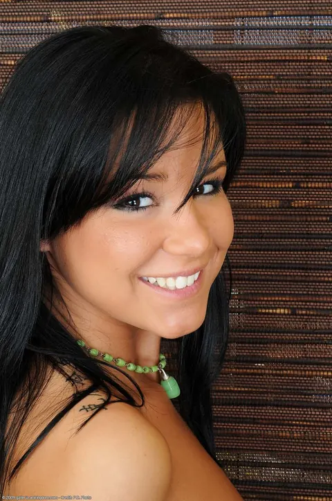 Tanner Mayes: Brunette with Small Natural Tits Strips and Shows Her Tattoo – photo 11 of 21
