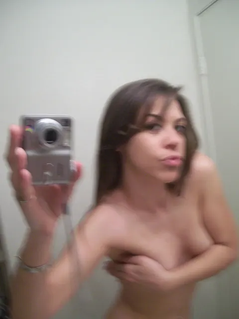 Brunette PAWG Strips Out of Her Panties in the Bathroom – photo 14 of 16