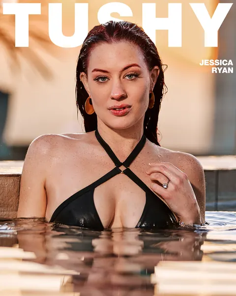Jessica Ryan: Petite Curly Redhead with Big Natural Tits Takes Anal and a Facial – photo 1 of 20
