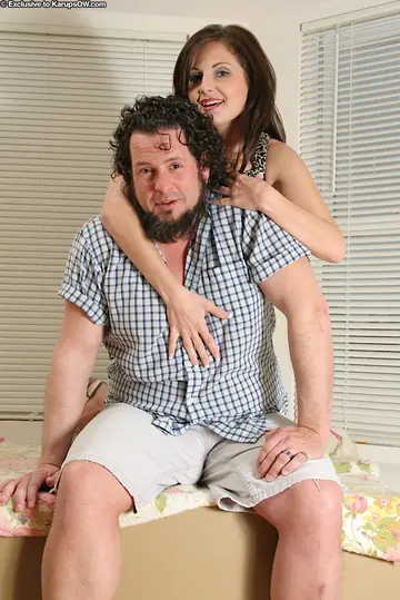 Thick Brunette MILF Takes a Facial After Cowgirl Sex