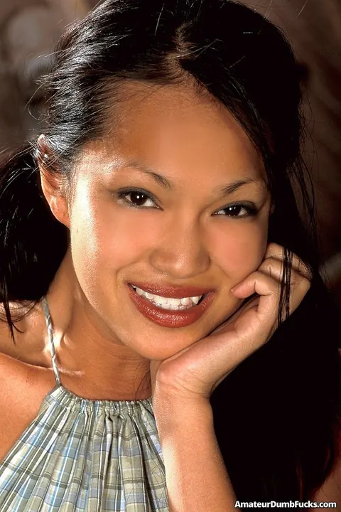 Iris Estrada: Petite Asian Brunette in Jeans Flashes Her Big Tits and Pussy – photo 3 of 21