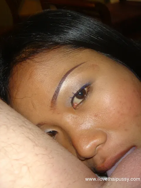 Asian Brunette Licks His Asshole and Feet – photo 1 of 16