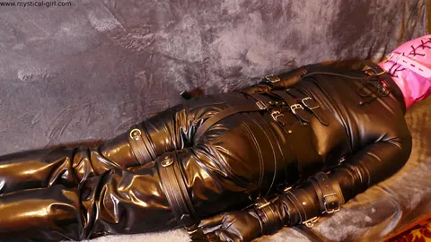 PAWG Poses in Leather and Thigh-High Boots for Bondage – photo 13 of 16