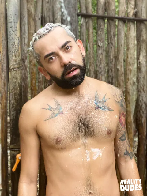 Two Nude Men Strip Down and Pose Together – photo 2 of 12