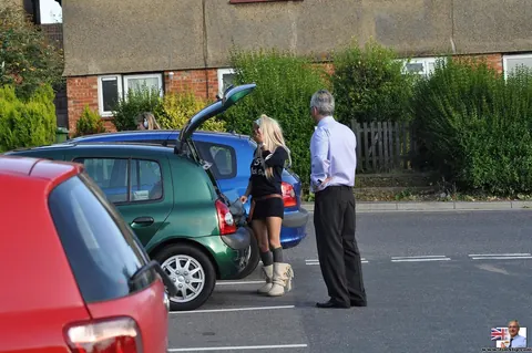 Loulou: Busty British Blonde Strips Out of Her Uniform for Sex – photo 3 of 21