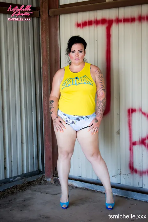 Thick Trans Brunette Undresses and Fingers Herself – photo 1 of 14