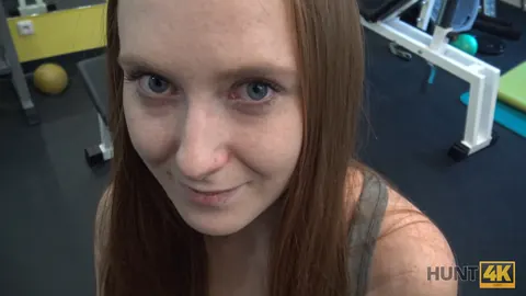 Linda Sweet: European Redhead Spreads Her Pussy in the Gym – photo 9 of 21