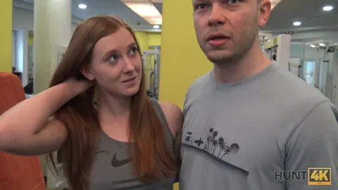 Linda Sweet: European Redhead Spreads Her Pussy in the Gym – photo 5 of 21