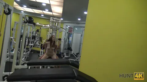 Linda Sweet: European Redhead Spreads Her Pussy in the Gym – photo 13 of 21