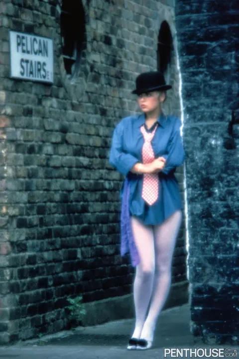 Joanne Latham: Busty Blonde Flashes Her Natural Tits and Hairy Bush – photo 12 of 20