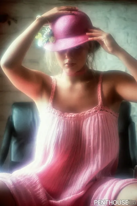 Joanne Latham: Busty Blonde Flashes Her Natural Tits and Hairy Bush – photo 13 of 20