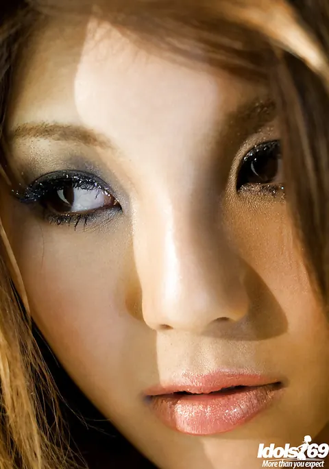 Azumi Harusaki: Busty Japanese Brunette Spreads in Black Stockings – photo 12 of 15