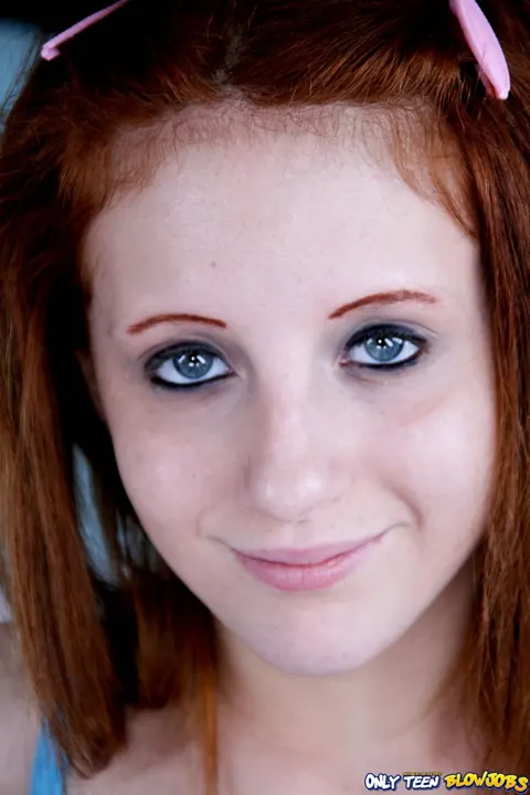 Samantha Sixx: Petite Redhead in Lingerie Strips, Blows Her Partner and Spreads – photo 6 of 16