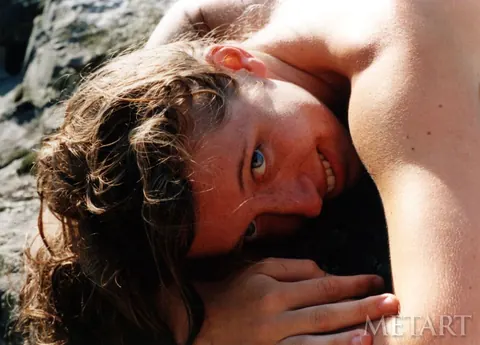PAWG in Panties Spreads Her Hairy Pussy on the Beach – photo 14 of 21