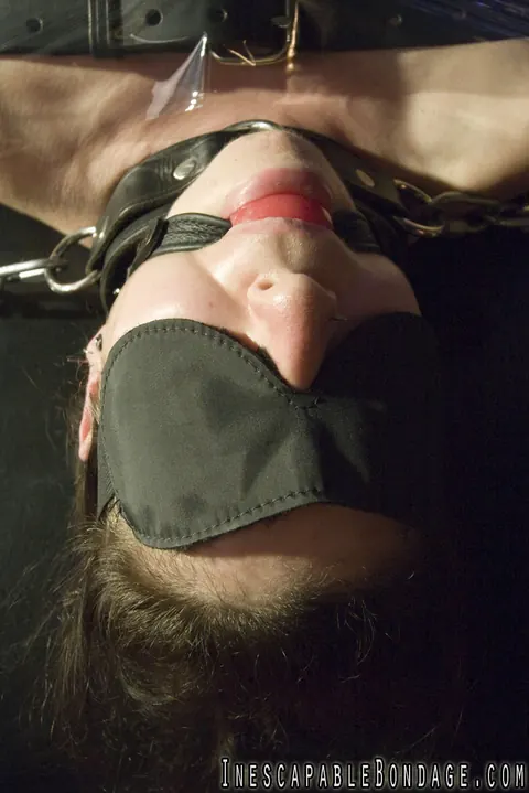 Woman Tied to a Table in Bondage Restraints – photo 9 of 15