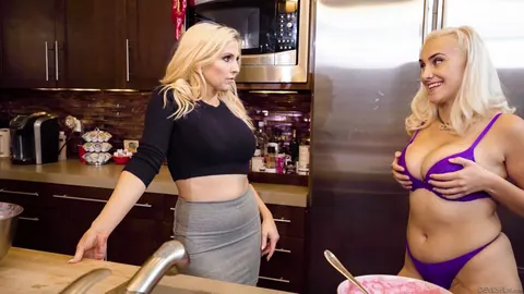Christie Stevens: Busty Blondes in Skirts Finger, Lick and Scissor – photo 3 of 20