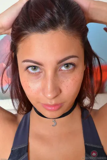 Slim Latina Brunette Spreads Her Shaved Pussy and Gapes Her Ass